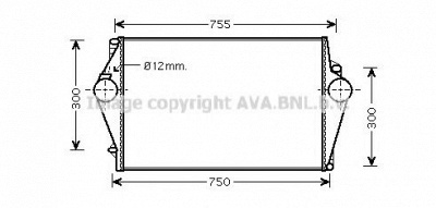 AVA QUALITY COOLING vo4137 -  Интеркулер